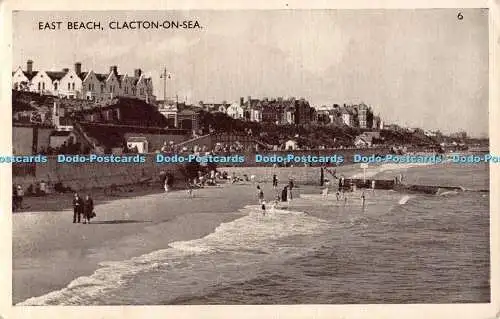 R536663 Clacton on Sea East Beach D Constance 1949