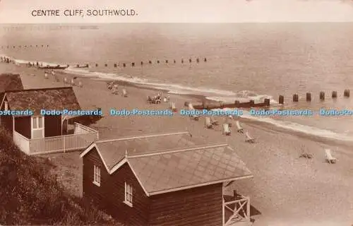 R539371 Southwold Centre Cliff RP Postkarte