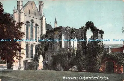 R539378 Worcester Cathedral and Ruins F Frith