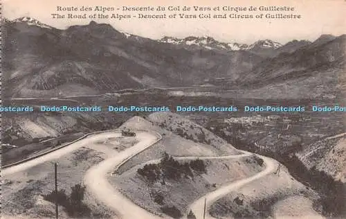 R539421 Die Straße der Alpen Abstieg von Vars Col und Circus of Guillestre Gilet