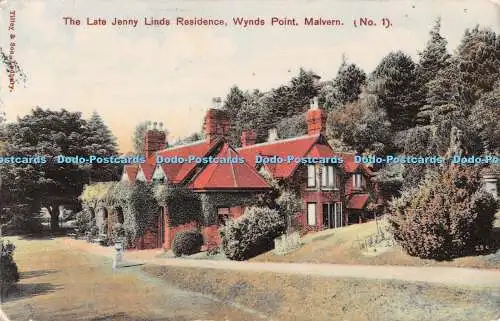 R539431 Malvern The Late Jenny Linds Residence Wynds Point Tilley No 1 1909