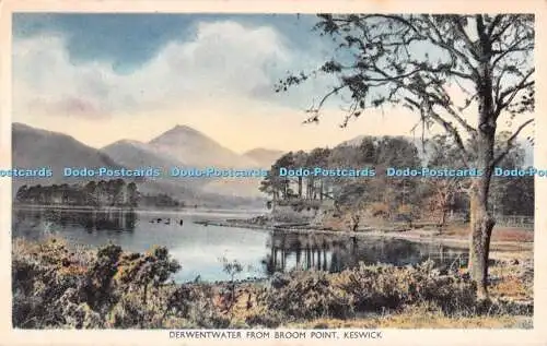 R536767 Keswick Derwentwater aus der Fotogravurserie Broom Point G P Abraham