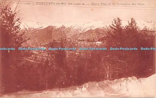 R539481 Peira Cava Pierre Plate et les Montagnes des Alpes A D I A