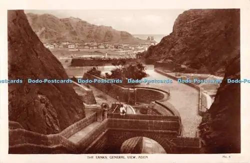 R536797 Aden The Tanks General View M S Lehem No 6 Egyptian Cigarettes Factory R