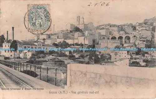 R539513 J Benoit fils Grasse A M Vue generale sud est 1906