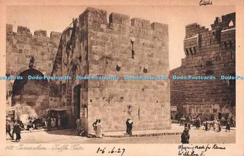 R539612 602 Jerusalem Jaffa Gate Porte de Jaffa Jaffator Lehnert und Landrock