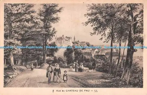 R539629 2 Vue du Chateau de Pau LL Arts Photomecaniques