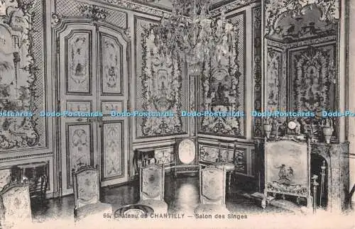 R539631 66 Chateau de Chantilly Salon des Singes A Bourdier Versailles