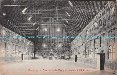 R536941 Padova Palazzo Della Ragione Veduta Dell Interno P Minotti