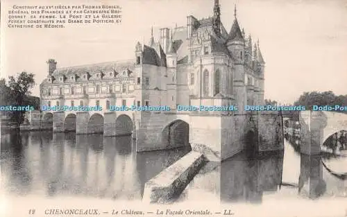 R539660 12 Chenonceaux Le Chateau La Facade Orientale LL