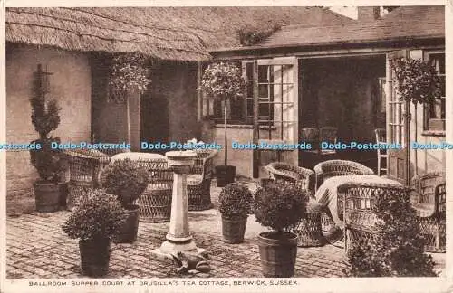 R539744 Ballsaal Supper Court at Drusillas Tea Cottage Berwick Sussex 1932