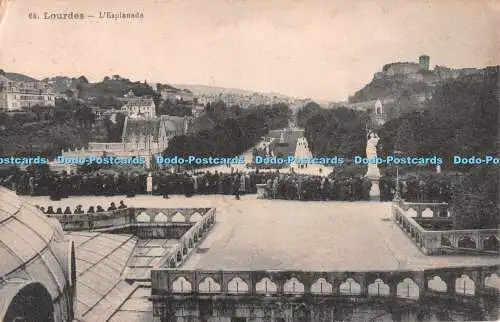 R539758 68 Lourdes LEsplanade Palais du Rosaire 1930 A Thiriat