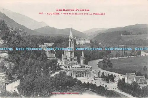 R539764 Les Hautes Pyrenees 816 Lourdes Vue Plongeante sur la Basilique Labouche