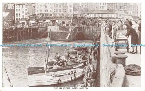 R537069 Bridlington The Harbour H Tempest Postkarte