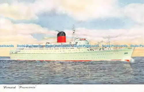 R537158 Postkarte Cunard Franken