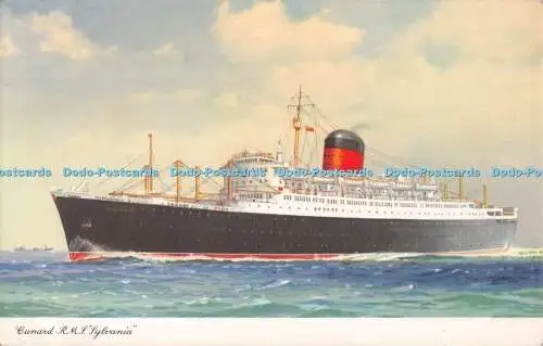 R537160 Cunard R M Sylvania Postkarte