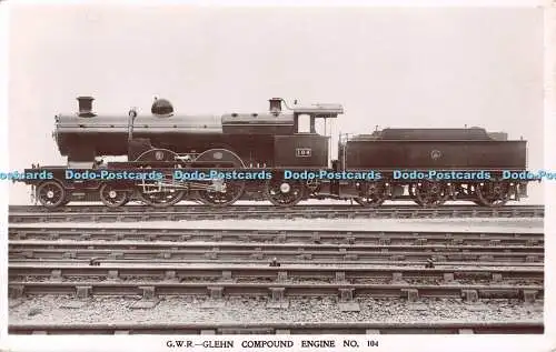 R539841 G W R Glehn Compound Engine No 104 Great Western Railway Series 6