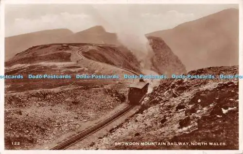 R537237 Snowdon Mountain Railway North Wales RP 1954