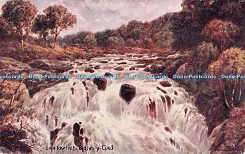 R539948 Swallow Falls Bettys y Coed Davidson Bros Marlborough Series Llandudno N