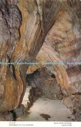 R540378 Eingang zum Innenraum Blue John Caverns Castleton Colin Richardson Pr