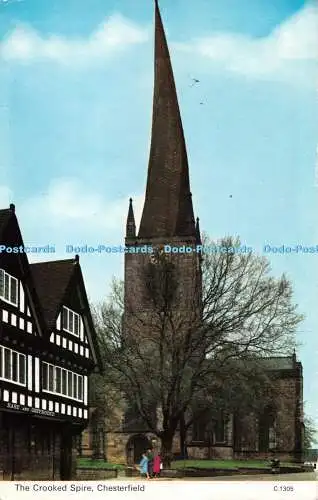 R540448 Chesterfield The Crooked Spire E T W Dennis Photocolour 1969