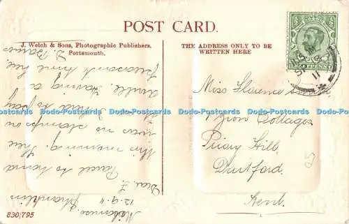 R540502 Shanklin Old Village Parish Church J Welch Multi View 1911