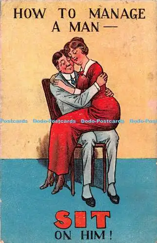 R540525 Wie man einen Mann verwaltet Postkarte 1914