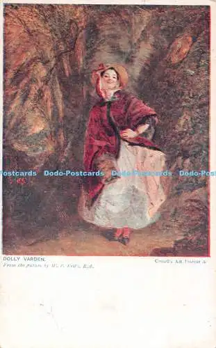 R540579 Dolly Varden W P Frith La Belle Sauvage Cassell Kunst Postkarte