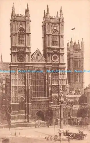 R540687 London Westminster Abbey West Front J J Corbyn