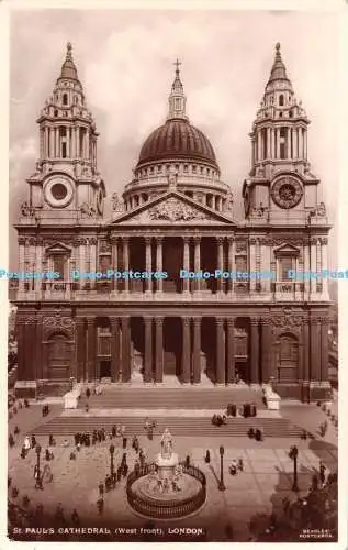 R540822 London St Paul Cathedral West Front J Beagles RP