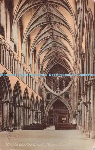 R540886 Wells Cathedral Nave East T W Phillips Frith Series 1927