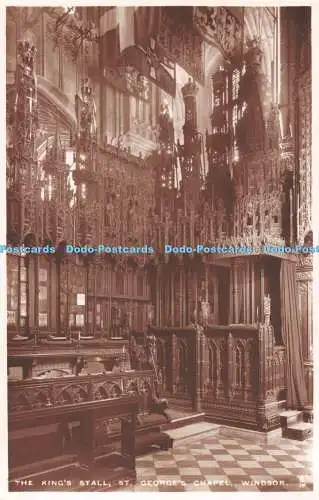 R540961 Windsor The King Stall St George Chapel Tuck RP Serie A