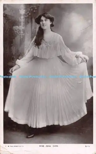 R541031 C W Faulkner Miss Zena Dare S 73 Silvergraph Series 1905