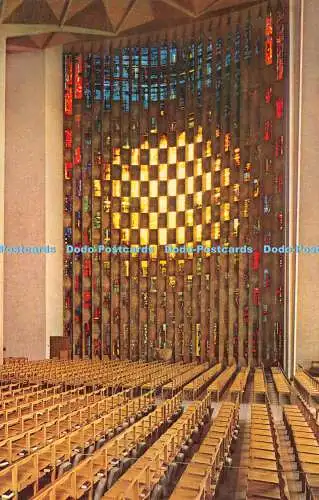 R542291 Coventry Cathedral The Baptistry Window Jarrold Cotman Color Series John