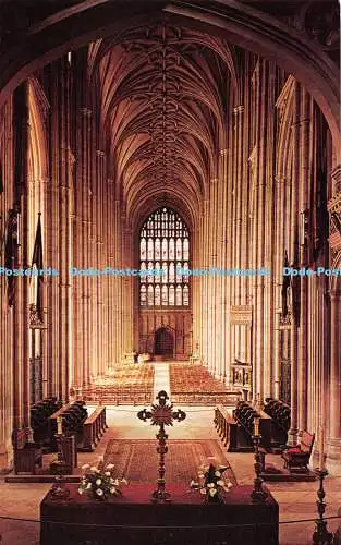 R542294 Canterbury Cathedral The Nave C G Williams Plastichrome W Skipper