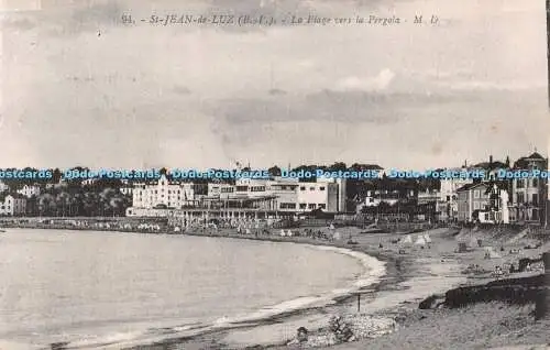 R541225 94 St Jean de Luz B P La Plage vers la Pergola M D Marcel Delboy