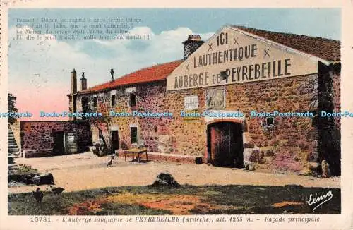 R541232 10781 LAUuberge sanglante de Peyrebeilhe Ardèche Fassade principale Leon M