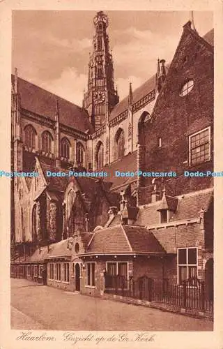 R542373 Haarlem Gezicht op de Gr Kerk Weenenk und Snel den Haag