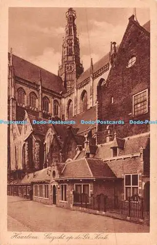 R542374 Haarlem Gezicht op de Gr Kerk Weenenk und Snel den Haag