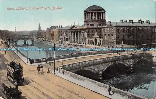 R541249 River Liffey and Four Courts Dublin 25069 W