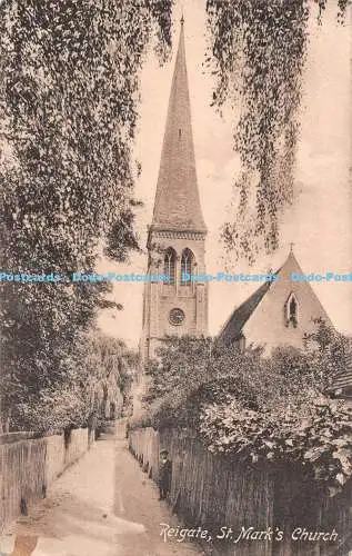 R542395 Reigate Mark Kirche F Frith Nr 61637 1910