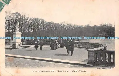 R541276 24 Fontainebleau S et M La Cour dUlysse B F Paris 1909