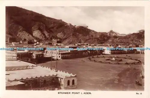 R541295 Steamer Point I Aden No 12 Egyptian Cigarettes Factory M S Lehem RP