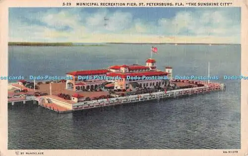 R542480 Fla St Petersburg Municipal Recreation Pier Sun News Mandelkoe 1960