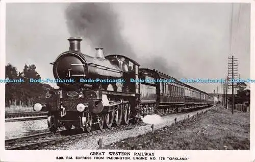 R541385 Great Western Railway 330 P M Express from Paddington Engine No 178 Kirk