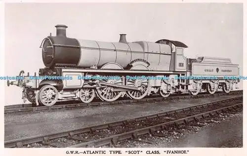 R541388 G W R Atlantic Type Scot Class Ivanhoe Great Western Railway Series 6