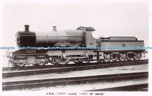 R541390 G W R City Class City of Bath Great Western Railway Serie 6