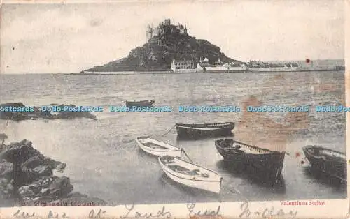 R541397 St Michaels Mount Valentines Serie 1903