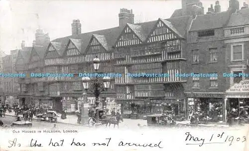 R544994 London Old Houses in Holborn 1903