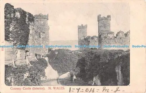 R541428 Conway Castle Interior N Wales 1732 1 Hartmann 1904